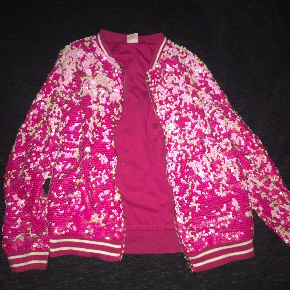 Pink Sequins Jacket